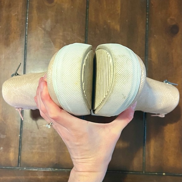 Women's Pink High-Top Sneakers - Picture 4 of 6